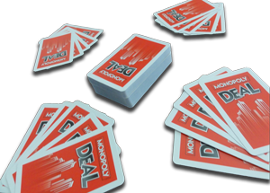 Monopoly Deal Dealing Five Cards
