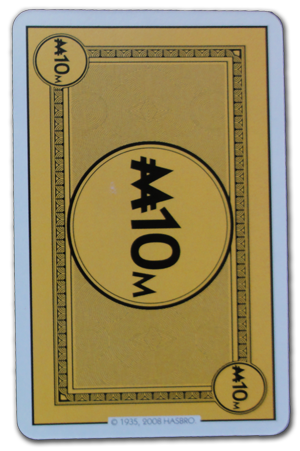 Monopoly Deal $10M Money Card