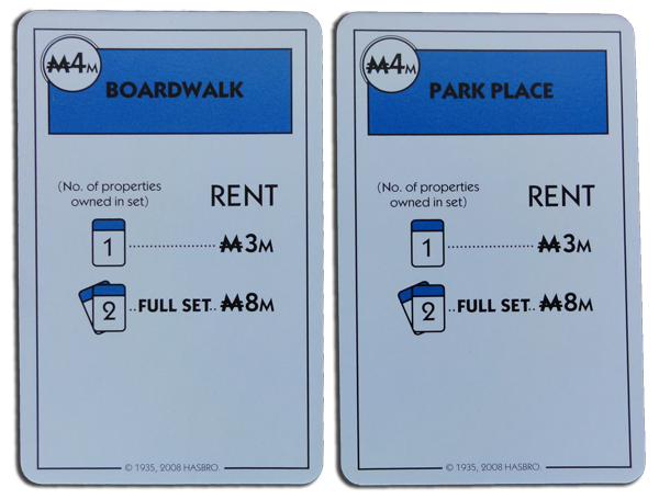 Cards In The Monopoly Deal Deck