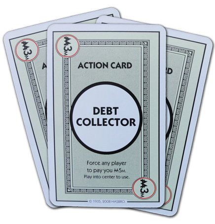 Monopoly Deal Debt Collector Action Card
