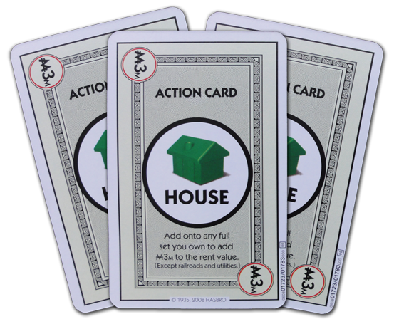 Monopoly Deal House Action Card