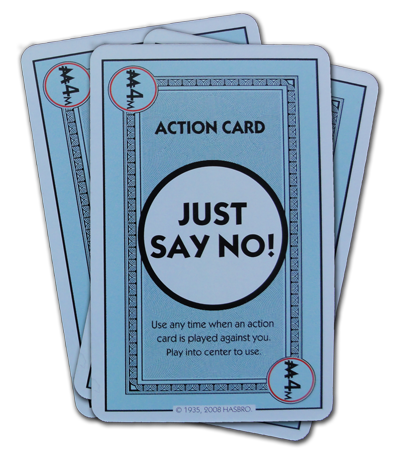 Monopoly Deal Just Say No Action Card