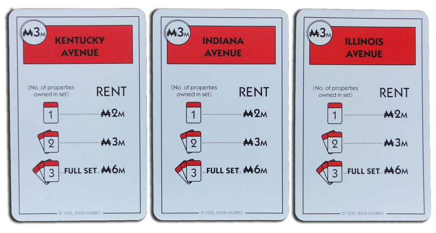 Cards In The Monopoly Deal Deck